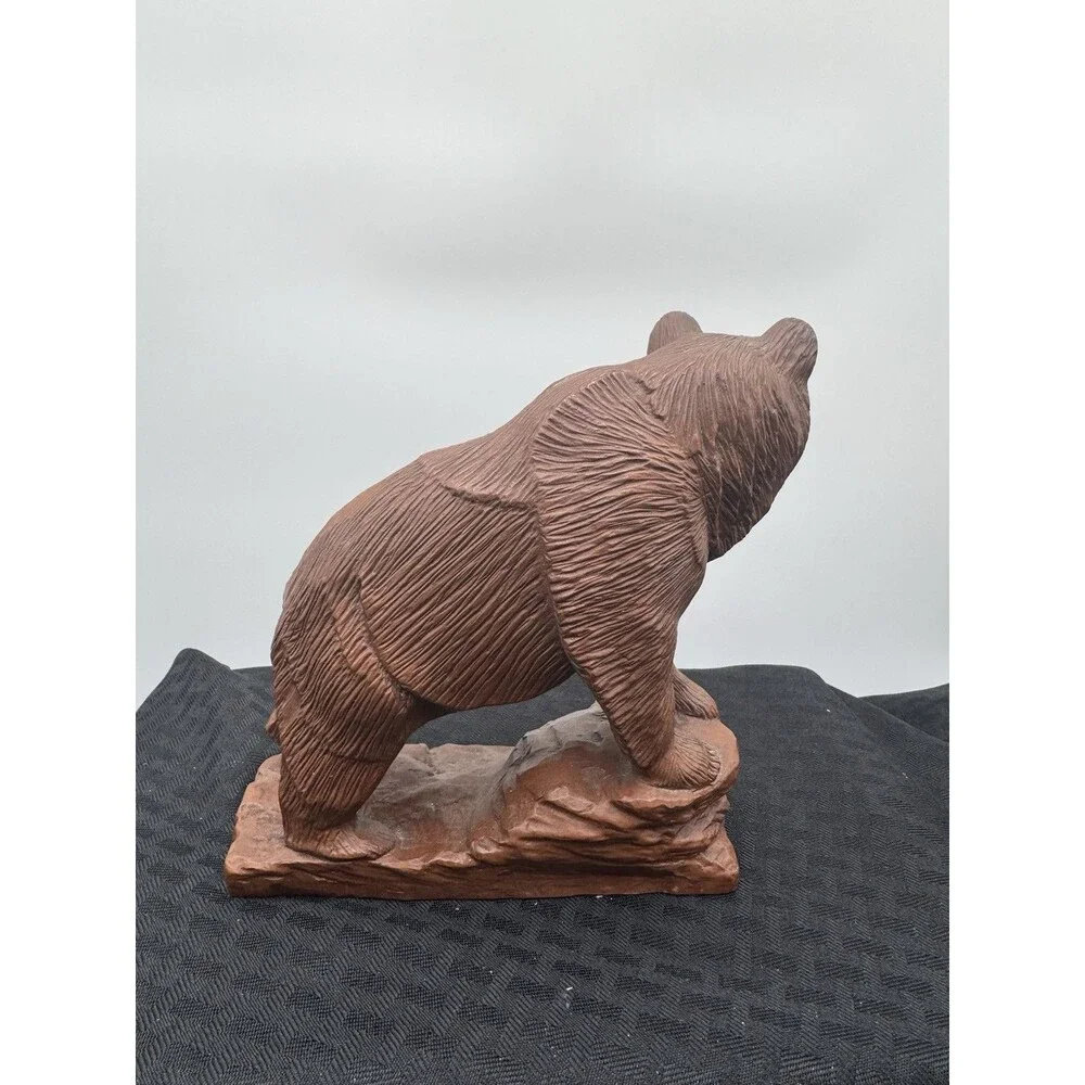 Vintage Bear Handcrafted Statue Figurine